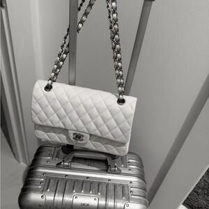 & Other Stories White Quilted Shoulder Bag
